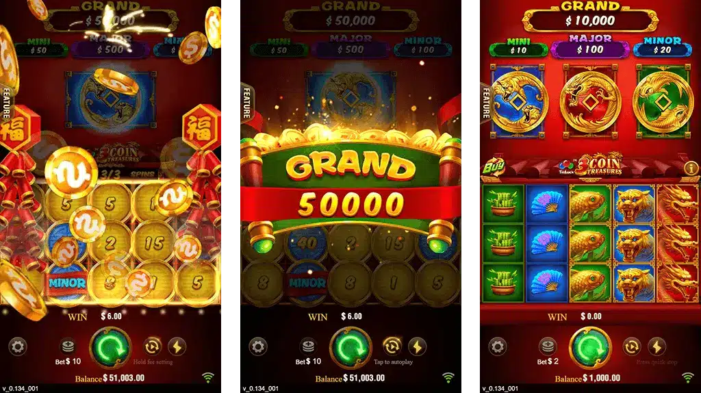 3 Coins Galaxya234G Bonus